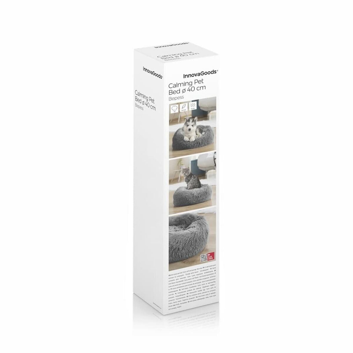 Lit anti-stress pour animaux Bepess InnovaGoods Ø 60 cm
