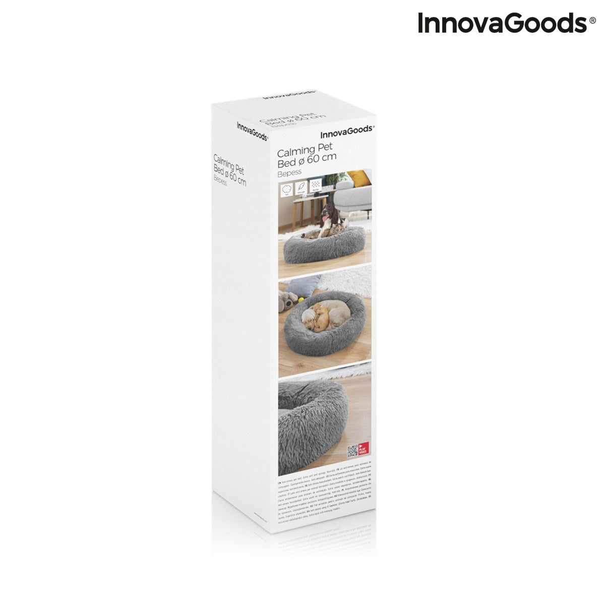 Lit anti-stress pour animaux Bepess InnovaGoods Ø 60 cm