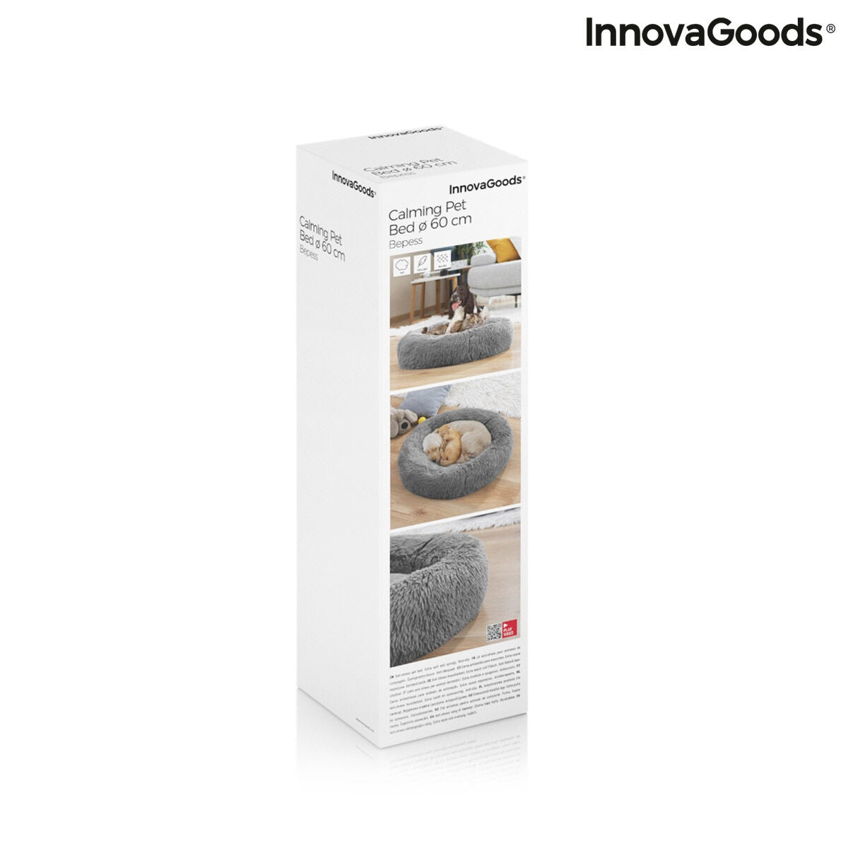 Lit anti-stress pour animaux Bepess InnovaGoods Ø 60 cm