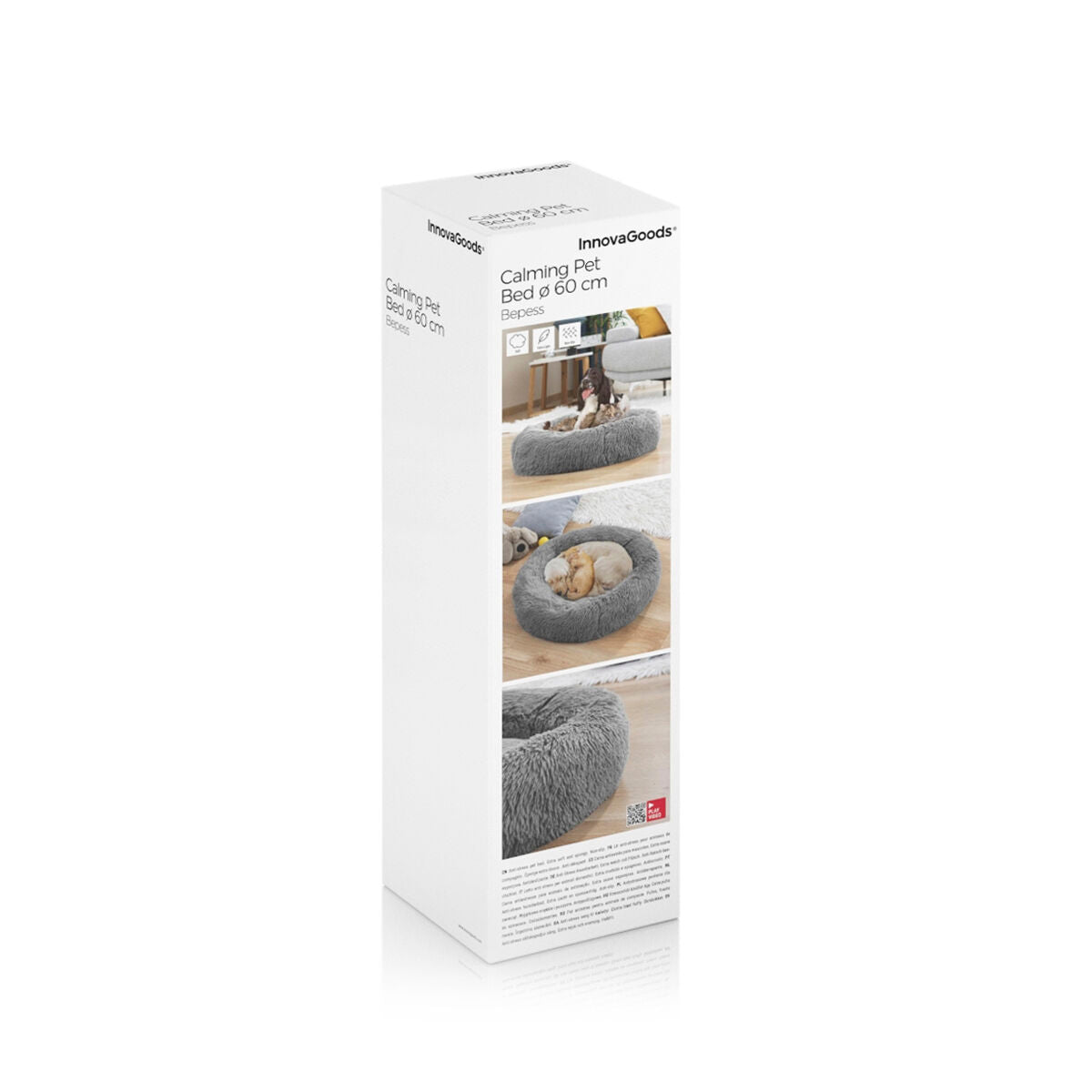 Lit anti-stress pour animaux Bepess InnovaGoods Ø 60 cm